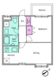 レジディア世田谷若林 313 間取り図
