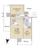 シティタワーズ板橋大山サウスタワー 4階 間取り図