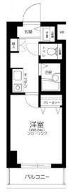 メインステージ白金高輪 3階 間取り図