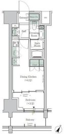 ONE ROOF RESIDENCE TAMACHI (ワンルーフレジデンス田町) 813 間取り図
