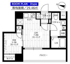 ステージグランデ文京小石川 8階 間取り図