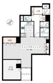 ニューライフ一番町 6階 間取り図