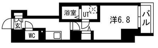TRADIS秋葉原 802 間取り図