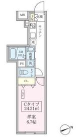 スカイコートリュクス品川大崎 302 間取り図