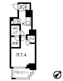 スパシエグランス横浜反町 11階 間取り図