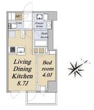 クレストコート旗の台 211 間取り図