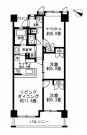 プレシス横浜新杉田 4階 間取り図
