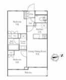 オープンレジデンシア吉祥寺本町 2階 間取り図