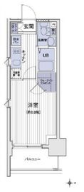 エスティメゾン大島 313 間取り図