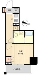 レノス新子安 602 間取り図
