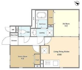 NOZOMIO premier三軒茶屋 202 間取り図