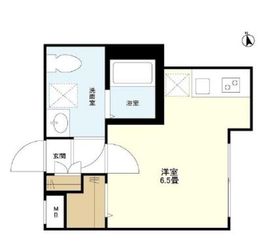 ウェルスクエアイズム文京小日向 102 間取り図