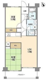 コスモリード世田谷砧 401 間取り図