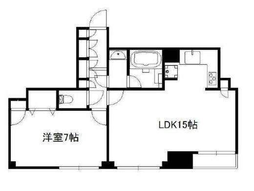 ビバリーホームズ松濤 5階 間取り図