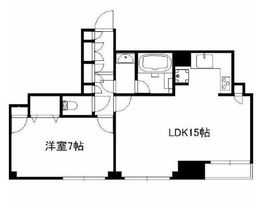 ビバリーホームズ松濤 5階 間取り図