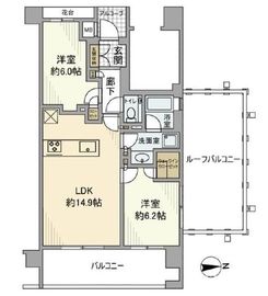 アトラス中野南台 5階 間取り図