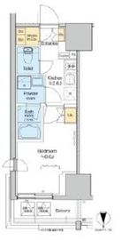プラウドフラット四谷三丁目 612 間取り図