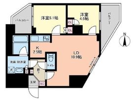 ヴィアーレ四谷 702 間取り図