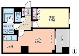 ヴィアーレ四谷 202 間取り図