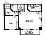 エクサス六番町 303 間取り図