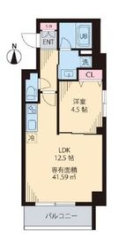 レコルトヴィル高円寺 306 間取り図
