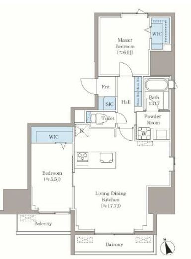VISTA西早稲田 901 間取り図