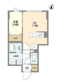 ウェルスクエア駒場東大前 302 間取り図