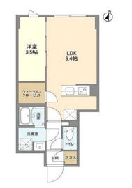 ウェルスクエア駒場東大前 202 間取り図