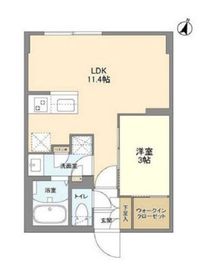 ウェルスクエア駒場東大前 304 間取り図