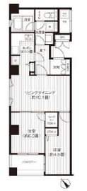 コスモリード新宿余丁町 208 間取り図