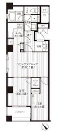 アーバス新宿余丁町 208 間取り図