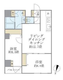 エレミ本蓮沼 208 間取り図