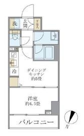 エレミ本蓮沼 202 間取り図