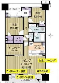 東京フロントコート 14階 間取り図