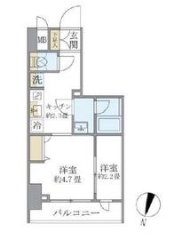 エレミ本蓮沼 502 間取り図