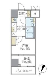 エレミ本蓮沼 103 間取り図