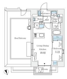 イプセ御成門 1501 間取り図