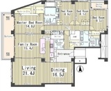 ガーデン高輪 401 間取り図