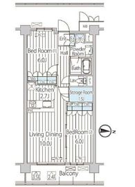 フェールメゾン西大島 510 間取り図