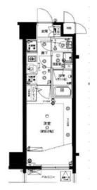 ハーモニーレジデンス錦糸町#001 702 間取り図