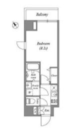 グランパセオ田端 B402 間取り図