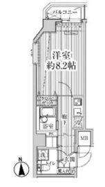 HF東中野レジデンス 106 間取り図