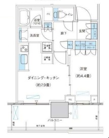 パークシティ柏の葉キャンパス ザ・ゲートタワー ウエスト 402 間取り図