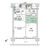 スタイリオ梶が谷 408 間取り図