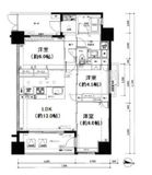 ユニーブル横濱 7階 間取り図