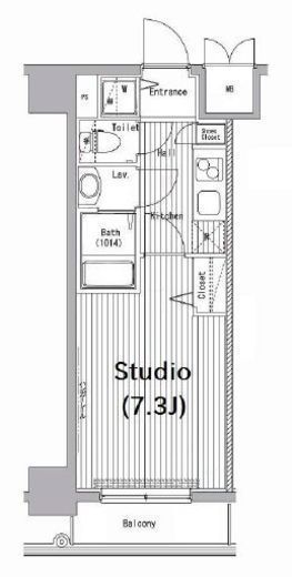 グランド・ガーラ新横浜South 6階 間取り図