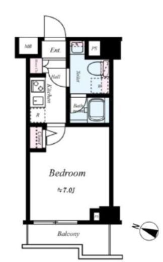 GENOVIA横浜鶴見市場skygarden 2階 間取り図