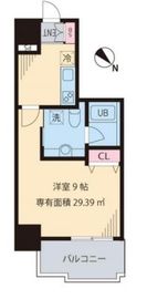 マノワール駒沢 302 間取り図