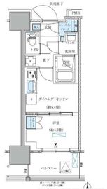 パークアクシス西大島コンフォートスクエア 403 間取り図