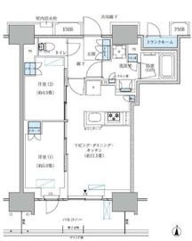 パークアクシス西大島コンフォートスクエア 1306 間取り図